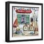 Beach Cafe-Marilyn Dunlap-Framed Art Print