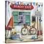 Beach Cafe-Marilyn Dunlap-Stretched Canvas