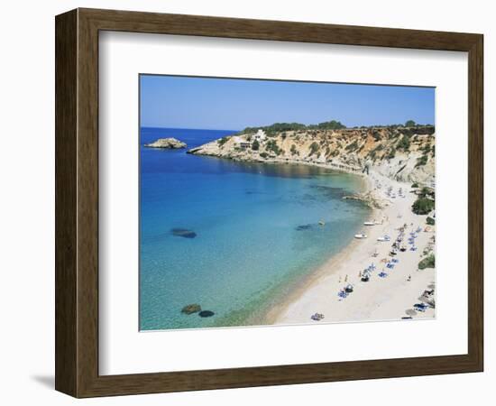 Beach, Cala d'Hort, Ibiza, Balearic Islands, Spain, Mediterranean-Hans Peter Merten-Framed Photographic Print