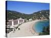 Beach, Cala De Sant Vicent, Ibiza, Balearic Islands, Spain, Mediterranean-Hans Peter Merten-Stretched Canvas