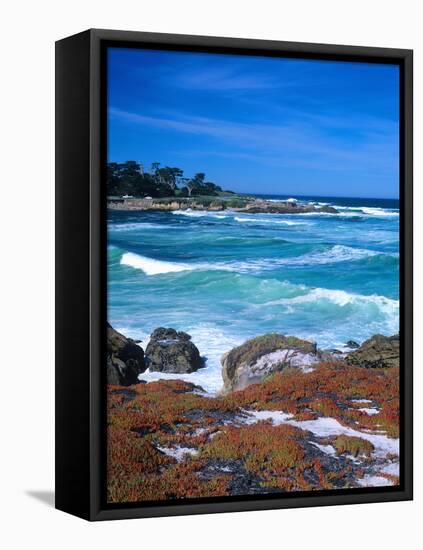 Beach, California, USA-John Alves-Framed Stretched Canvas