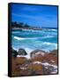 Beach, California, USA-John Alves-Framed Stretched Canvas