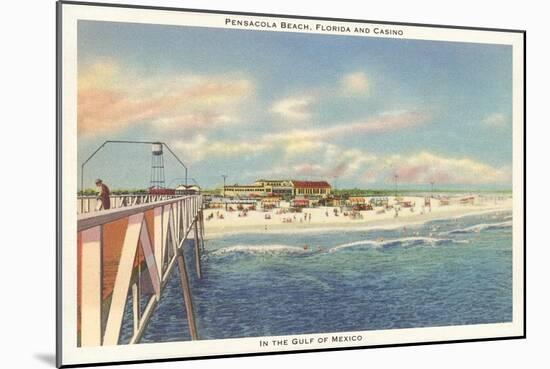 Beach, Casino, Pensacola, Florida-null-Mounted Art Print