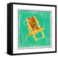 Beach Chair-Ormsby, Anne Ormsby-Framed Stretched Canvas