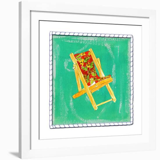 Beach Chair-Ormsby, Anne Ormsby-Framed Art Print