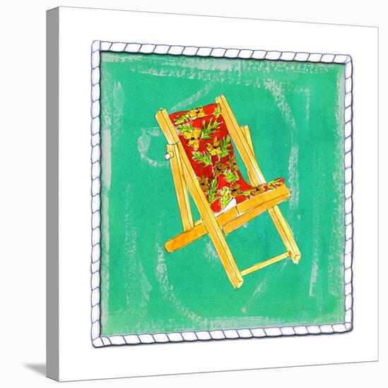 Beach Chair-Ormsby, Anne Ormsby-Stretched Canvas