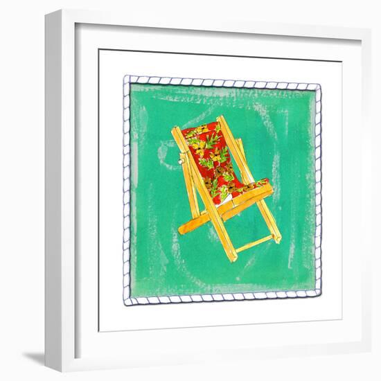 Beach Chair-Ormsby, Anne Ormsby-Framed Art Print