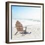 Beach Chair-Noah Bay-Framed Art Print