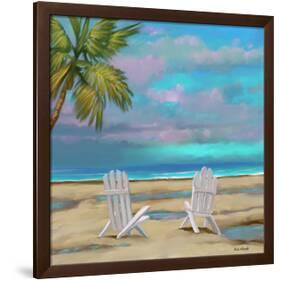 Beach Chairs 01-Rick Novak-Framed Premium Giclee Print