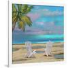 Beach Chairs 01-Rick Novak-Framed Premium Giclee Print