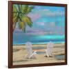 Beach Chairs 01-Rick Novak-Framed Premium Giclee Print