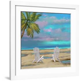 Beach Chairs 01-Rick Novak-Framed Art Print