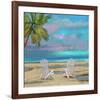 Beach Chairs 01-Rick Novak-Framed Art Print