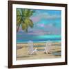 Beach Chairs 01-Rick Novak-Framed Art Print