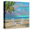 Beach Chairs 01-Rick Novak-Stretched Canvas