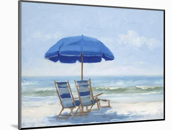 Beach Chairs 1-Jill Schultz McGannon-Mounted Art Print