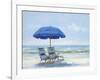 Beach Chairs 1-Jill Schultz McGannon-Framed Art Print