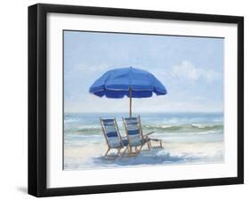 Beach Chairs 1-Jill Schultz McGannon-Framed Art Print