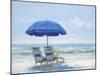 Beach Chairs 1-Jill Schultz McGannon-Mounted Art Print