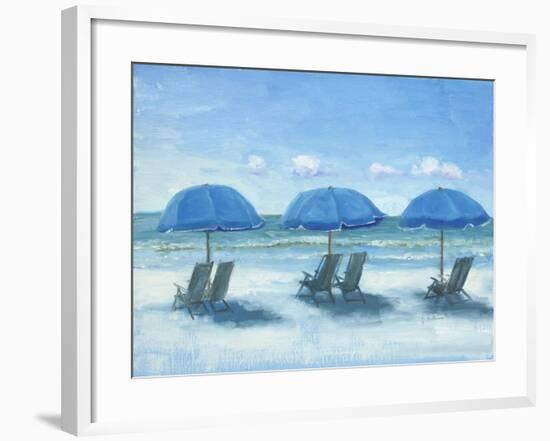 Beach Chairs 3-Jill Schultz McGannon-Framed Art Print