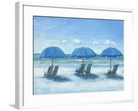 Beach Chairs 3-Jill Schultz McGannon-Framed Art Print