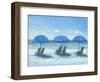 Beach Chairs 3-Jill Schultz McGannon-Framed Art Print