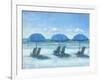 Beach Chairs 3-Jill Schultz McGannon-Framed Art Print