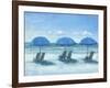 Beach Chairs 3-Jill Schultz McGannon-Framed Art Print