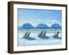 Beach Chairs 3-Jill Schultz McGannon-Framed Art Print