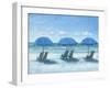 Beach Chairs 3-Jill Schultz McGannon-Framed Art Print