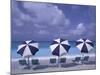 Beach Chairs and Ocean, U.S. Virgin Islands-Bill Bachmann-Mounted Photographic Print