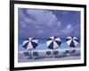 Beach Chairs and Ocean, U.S. Virgin Islands-Bill Bachmann-Framed Photographic Print