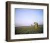 Beach chairs at Gruener Strand, Pellworm, Schleswig-Holstein, Germany-null-Framed Art Print