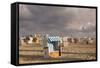 Beach Chairs at the Beach of Sankt Peter Ording-Markus Lange-Framed Stretched Canvas