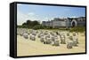 Beach Chairs, Bansin, Usedom, Mecklenburg-Vorpommern, Germany, Baltic Sea, Europe-Jochen Schlenker-Framed Stretched Canvas