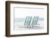 Beach Chairs By The Ocean-Elena Chukhlebova-Framed Photographic Print