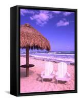 Beach Chairs, Cozumel, Mexico-Bill Bachmann-Framed Stretched Canvas