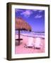 Beach Chairs, Cozumel, Mexico-Bill Bachmann-Framed Photographic Print