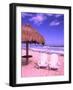 Beach Chairs, Cozumel, Mexico-Bill Bachmann-Framed Photographic Print