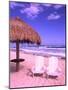 Beach Chairs, Cozumel, Mexico-Bill Bachmann-Mounted Photographic Print