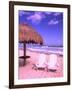 Beach Chairs, Cozumel, Mexico-Bill Bachmann-Framed Photographic Print