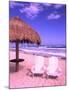 Beach Chairs, Cozumel, Mexico-Bill Bachmann-Mounted Photographic Print