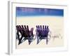 Beach Chairs, Curacao, Caribbean-Michele Westmorland-Framed Photographic Print