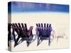 Beach Chairs, Curacao, Caribbean-Michele Westmorland-Stretched Canvas