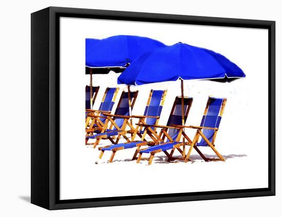 Beach Chairs II-Karen Williams-Framed Stretched Canvas