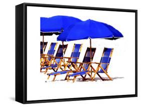 Beach Chairs II-Karen Williams-Framed Stretched Canvas