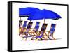 Beach Chairs II-Karen Williams-Framed Stretched Canvas