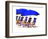 Beach Chairs II-Karen Williams-Framed Giclee Print