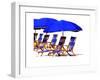 Beach Chairs II-Karen Williams-Framed Giclee Print