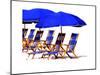 Beach Chairs II-Karen Williams-Mounted Giclee Print